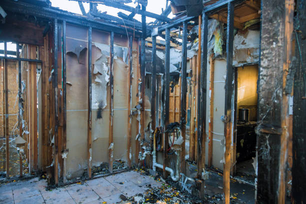 Professional Emergency Fire Cleanup technician working in Odenville, AL